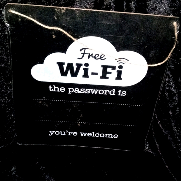 Wifi password chalkboard signs - Picture 3 of 4